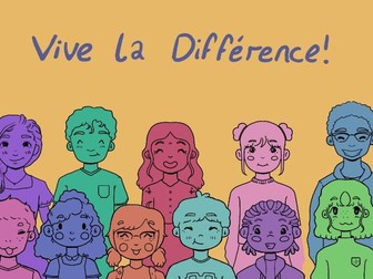 Vive la différence French Class Poster