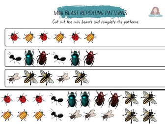 Mini beast repeating patterns
