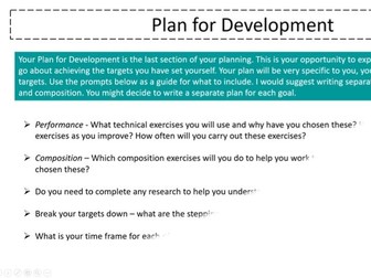 BTEC Music Component 2 Practice Project