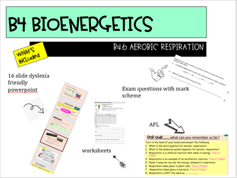 AQA NEW GCSE 9-1 TRILOGY COMBINED SCIENCE B4.6 Aerobic respiration