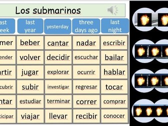 Battleships Template - KS3, KS4 Spanish (can be easily adapted for any language)