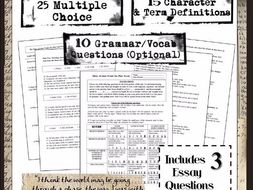 The Diary of Anne Frank Complete Unit Comprehension Exam