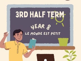 Year 8 French - third half term lessons