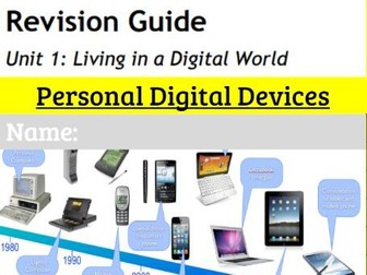 GCSE ICT Revision workbook 1: Personal Digital Devices