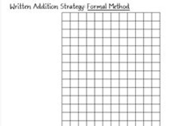 Addition Formal Written Method