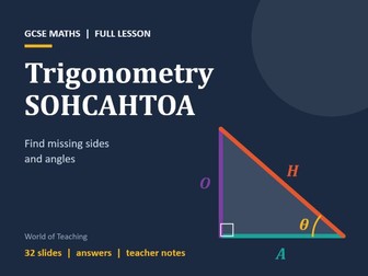 Trigonometry SOHCAHTOA: Full GCSE Maths Lesson