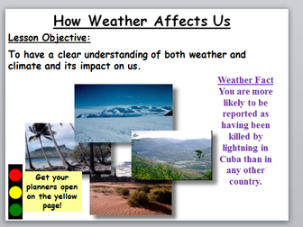 Key Stage 3: Lesson 1 How Weather Affects Us