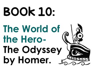 GCSE The Odyssey Book 10 and narrative techniques (exam-style question too)