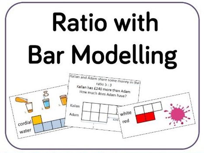 Ratio Using Bar Modelling - Secondary | Teaching Resources