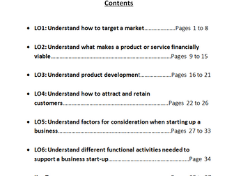 Revision Notes for OCR 'R064 Enterprise and Marketing Concepts'