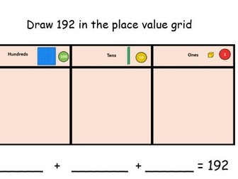 3 digit numbers (drawing)