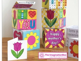 Mothers Day Keepsake Gift Box art and craft activity pack