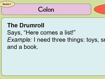 Punctuation Explained to a 5 year old