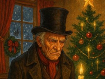 Christmas art and literacy resource printable PDF format