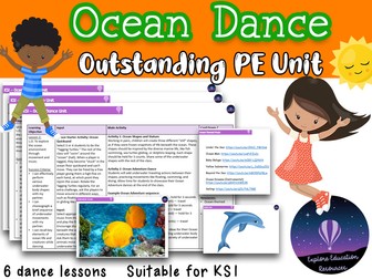 KS1 PE Ocean Dance Unit - 6 Outstanding Lesson Plans