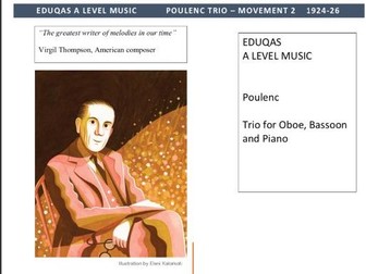 EDUQAS A Level MUSIC - Poulenc Practice Questions