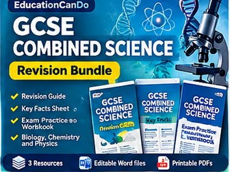 GCSE Combined Science Revision Bundle | Biology, Chemistry & Physics