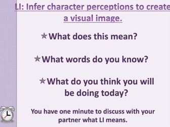 Wonder Character Perception Lesson