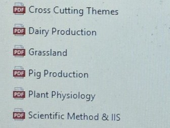 2025 Updated FULL SPEC Ag Science Flashcards