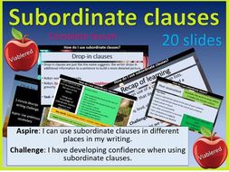 Subordinate clauses