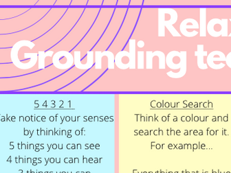 Relaxation and grounding techniques
