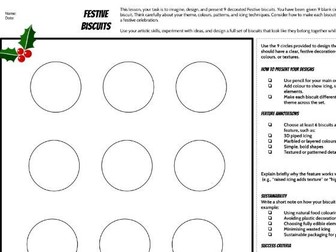 Festive Biscuit Design