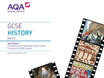 AQA GCSE History revision booklet: 8145HC