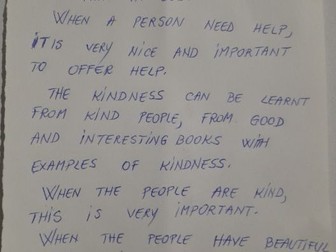 The beauty of kindness