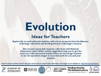 Evolution - Ideas for Teachers