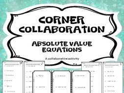 Corner Collaboration Absolute Value Equations
