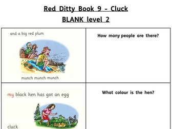 Read Write Inc - Red Ditty Book resources and activities bundle