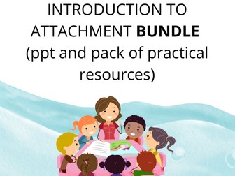 Point5 Behaviour: Attachment BUNDLE - Intro to Attachment PPT, plus pack of practical resources