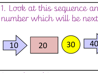 Year 2 - Repeating Patterns & Sequences Reasoning - Middle Ability