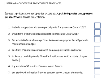 La France aux Oscars 2017 - AS French
