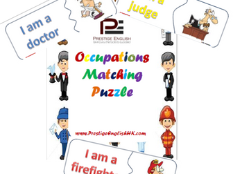 Matching Game - Occupations / Jobs