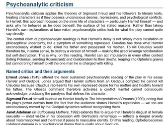 OCR Hamlet: Critical Perspectives - A Complete AO5 Guide