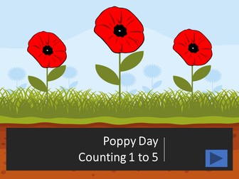 Counting 1 to 5 Poppy Day