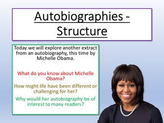 English Autobiography Structure