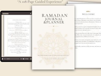 Ramadan Journal And Planner | Interactive