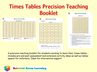 Times Tables Precision Teaching Booklet