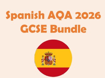 2026 Spanish AQA Module 8 BUNDLE