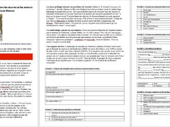 Cambriolage au Louvre (A-level French)
