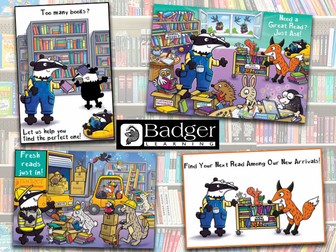 Badger Learning HQ Library Posters