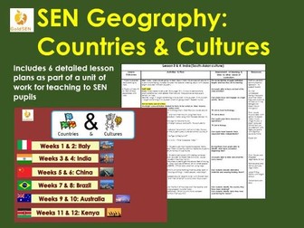 SEN Geography: Countries and Cultures