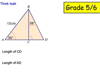 Trigonometry Introduction - Angles, lengths and problems