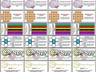 Generic Extension Task Stickers + Stretch & Challenge Activities