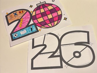 2026 New Year Goal Setting Activity Sheets