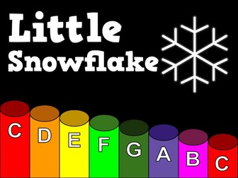 Little Snowflake - Boomwhacker Play Along Video and Sheet Music