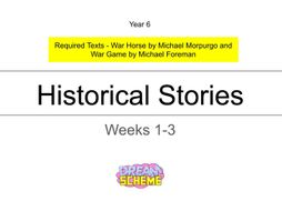 Year 6 - Historical Stories (Weeks 1-3)