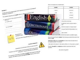 L1 Functional Skills reading questions workbook